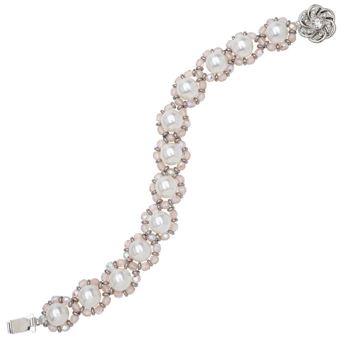 Pink Sateen Bracelet