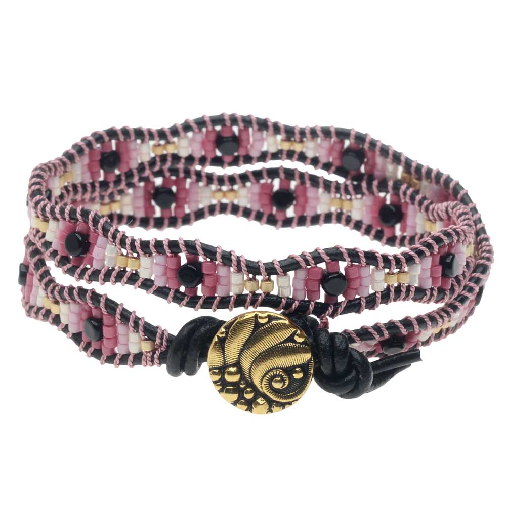 Retired - Pansy Pageant Wrap Bracelet