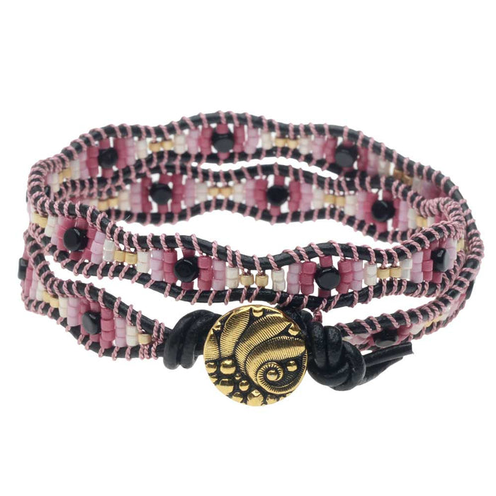 Retired - Pansy Pageant Wrap Bracelet