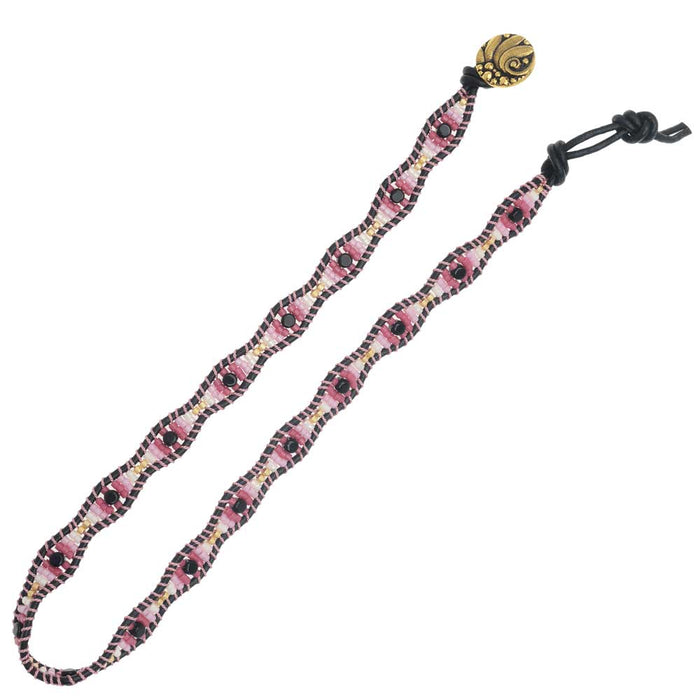 Retired - Pansy Pageant Wrap Bracelet