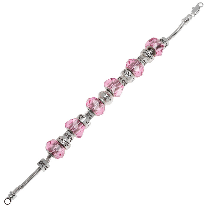 Retired - Breast Cancer Awareness European Style Bracelet