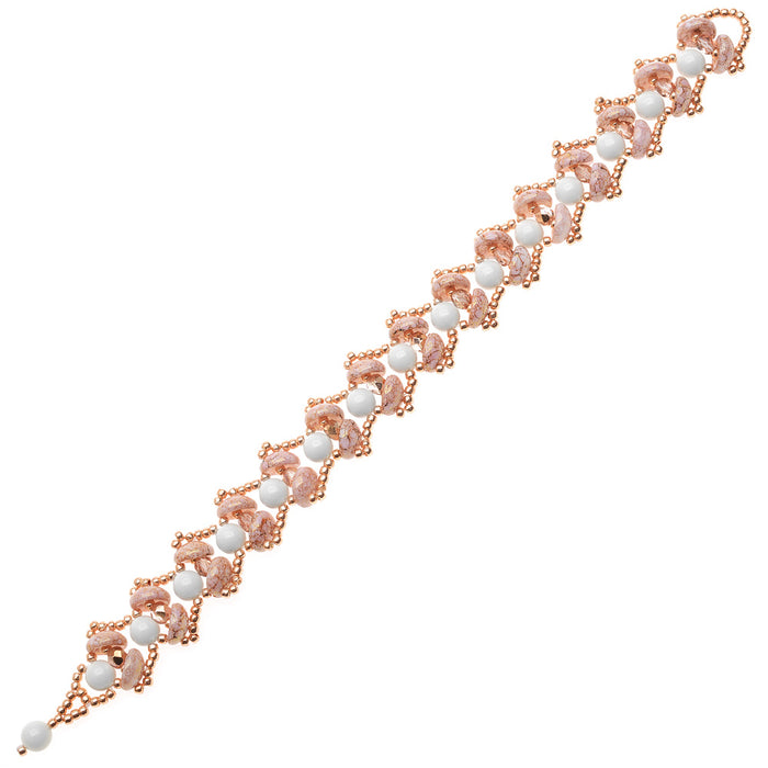 Retired - Water Lily Bracelet in Pink