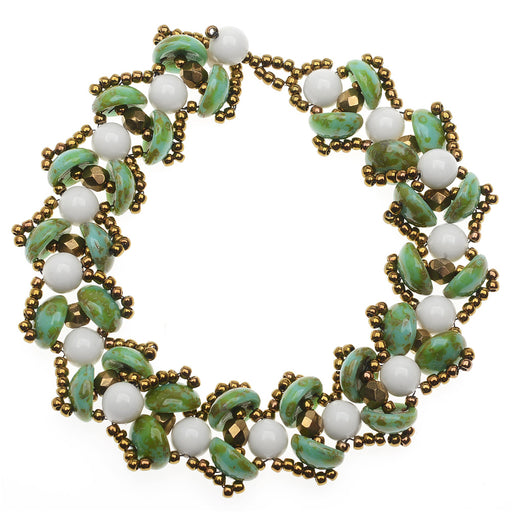 Retired - Water Lily Bracelet in Green