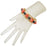 Retired - Mayan Revival Cuff in Coral and Hematite
