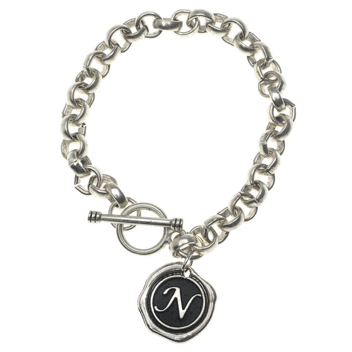 Retired - Monogrammed Charm Bracelet