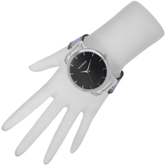 Retired - Serenity Striped Beaded Watch
