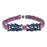 Ophelia Bracelet in Metallic Pink Suede
