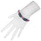 Ophelia Bracelet in Metallic Pink Suede