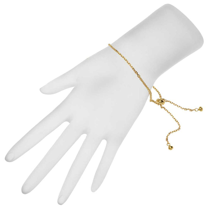 The Roxbury Slider Bracelet in Gold
