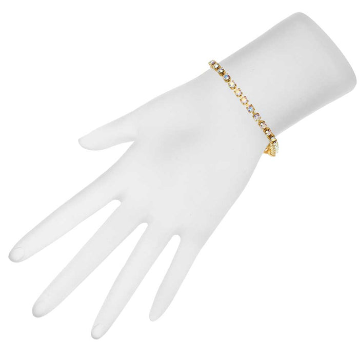 Retired - Crystal AB Rhinestone Tennis Bracelet