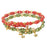 Retired - Holiday Super Kheops Par Puca Memory Wire Bracelet Set