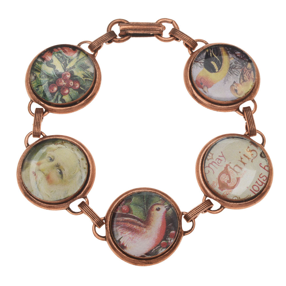 Retired - Holidays of Yore Collage Bracelet