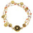 Triple Strand Caravan Gemstone Bracelet