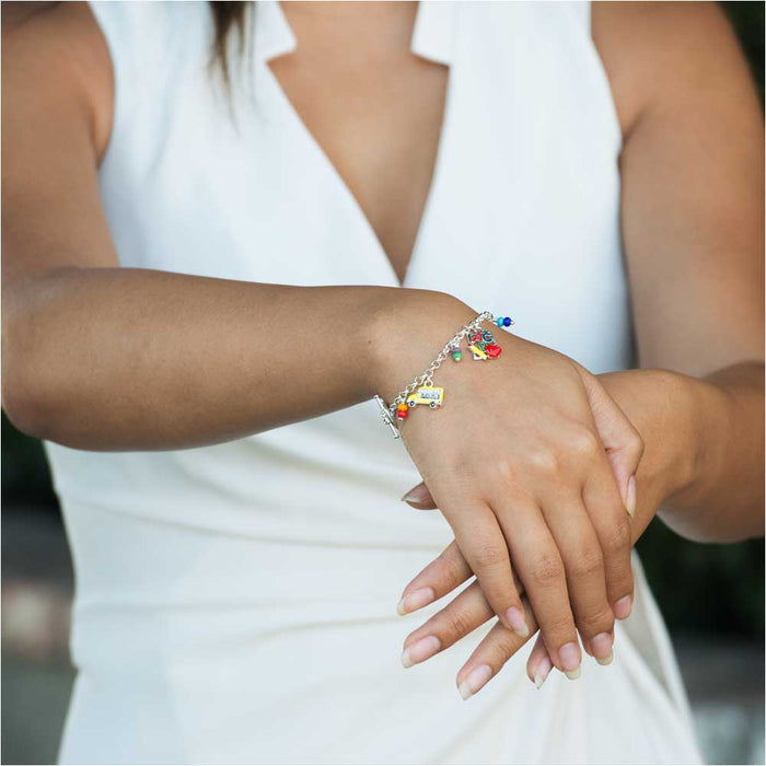 Retired - Back to School Charm Bracelet