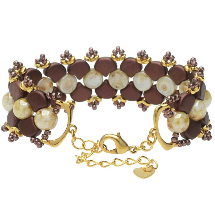 Siren's Scale Bracelet in Rust