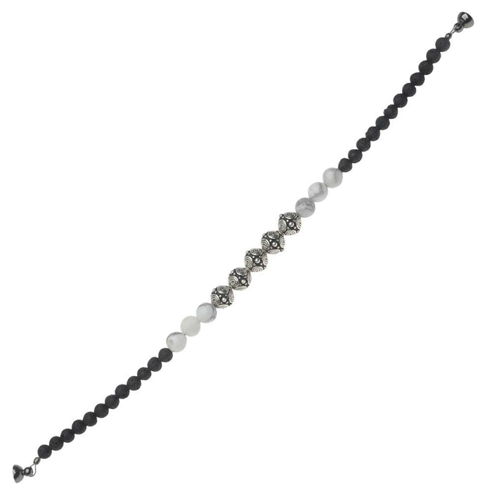 Retired - Zen Howlite Aromatherapy Bracelet