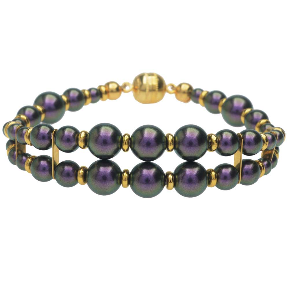 Retired - Windsor Bracelet in Iridescent Purple