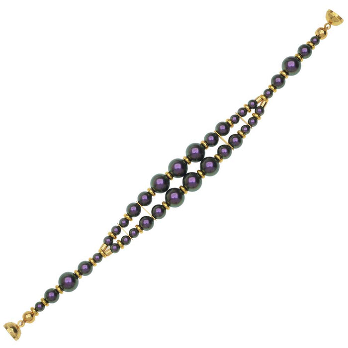 Retired - Windsor Bracelet in Iridescent Purple