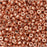 True2 Czech Fire Polished Glass, Faceted Micro Spacer Beads 2x3mm, Copper Plated (100 Pieces)