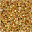 True2 Czech Fire Polished Glass, Faceted Micro Spacer Beads 2x3mm, 24kt Gold Plated (100 Pieces)