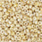 True2 Czech Fire Polished Glass, Faceted Micro Spacer Beads 2x3mm, Honey Drizzle (100 Pieces)