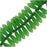 Czech Glass 5 x 16mm Dagger Beads - Matte Emerald, 50pcs (1 Strand)