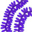 Czech Glass 3 x 10mm Dagger Spear Beads Matte Cobalt (1 Strand)