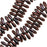 Czech Glass 3 x 10mm Dagger Spear Beads Metallic Amethyst Luster (1 Strand)