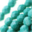 Czech Fire Polished Glass Beads 6mm Round 'Persian Turquoise' (25 pcs)
