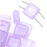 CzechMates Glass 2-Hole Square Tile Beads 6mm - Milky Alexandrite (1 Strand)