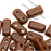 CzechMates Glass 2-Hole Rectangle Brick Beads 6x3mm - Umber (1 Strand)