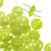 CzechMates Glass 2-Hole Round Flat Lentil Beads 6mm - Chartreuse (1 Strand)