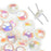 CzechMates Glass 2-Hole Round Flat Lentil Beads 6mm - Crystal AB (1 Strand)