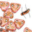CzechMates 2-Hole Triangle Beads 6mm - Rose Luster / Gold Topaz (2.5" Tube)