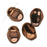 Czech Glass - Petal Shaped Beads 8x6mm Dark Bronze (1 Strand)