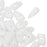 Czech Glass, Prong Beads 6x3.5mm, Opaque White Luster (2.5" Tube)