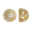 CzechMates Glass, 2-Hole Round Cabochon Beads 7mm Diameter, Opaque Picasso Luster (2.5" Tube)