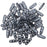 CzechMates Glass, 3-Hole Beam Beads 10x3.5mm, Hematite (2.5" Tube)