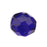 Czech Fire Polished Glass Beads 12mm Round Cobalt (1 Strand)