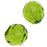 Czech Fire Polished Glass Beads 12mm Round Olivine (1 Strand)