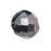 Czech Fire Polished Glass Beads 12mm Round Hematite (1 Strand)
