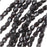 Czech Fire Polished Glass Beads 2mm Round "Jet" Black (1 Strand)