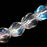 Czech Fire Polished Glass Beads 3mm Round Crystal AB (50 pcs)