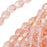Czech Fire Polished Glass Beads 3mm Round Rosaline AB (50 pcs)