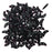CzechMates Glass, 2-Hole Crescent Beads 10x4.5mm, Jet Black (2.5" Tube)