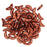 CzechMates Glass, 2-Hole Crescent Beads 10x4.5mm, Matte Metallic Antiqued Copper (2.5" Tube)