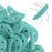 CzechMates Glass, 2-Hole Crescent Beads 10x4.5mm, Matte Turquoise (2.5" Tube)