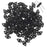 CzechMates Glass, 2-Hole Diamond Beads 4x6mm, Jet (2.5" Tube)
