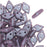 CzechMates Glass, 2-Hole Diamond Beads 4x6mm, 8 Grams, Polychrome Orchid Aqua