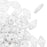CzechMates Glass, 2-Hole Diamond Beads 4x6mm, 8 Grams, Luster Opaque White